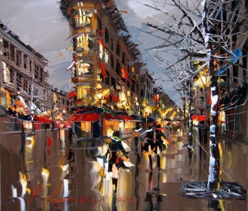 Cityscape Painting - Kal Gajoum Paris 03